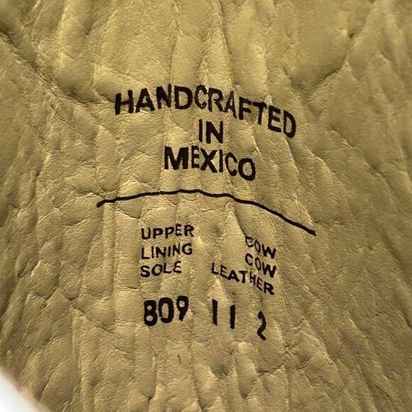 R. Watson Womens Cowboy Boots 9.5B Charcoal Roughout Dark Cherry Cowhide NEW - Picture 7 of 8